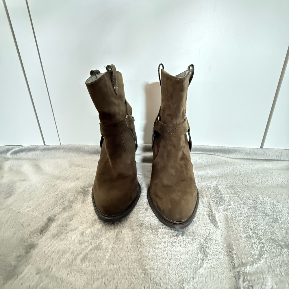 JustFab Olive Ankle Booties